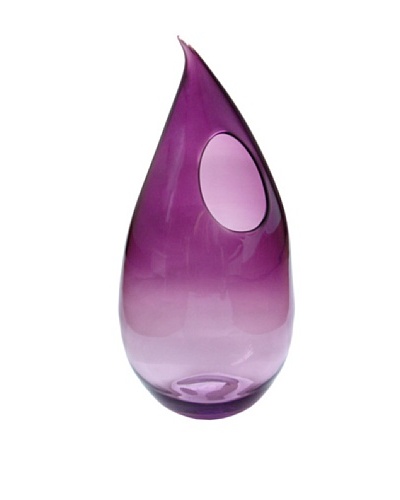 Jozefina Art Glass Flame, Amethyst