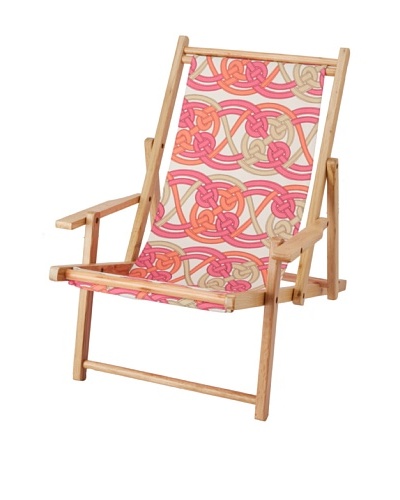 Julie Brown Reversible Beach Chair, Pink Voyage/Pink Skipper