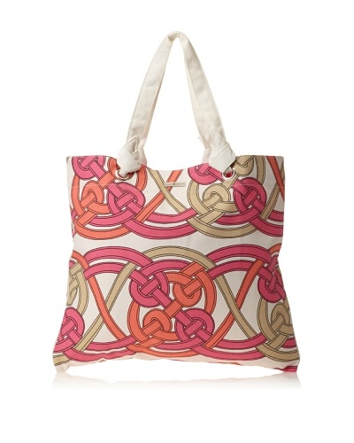 Julie Brown Reversible Shopper, Pink Voyage/Pink Skipper