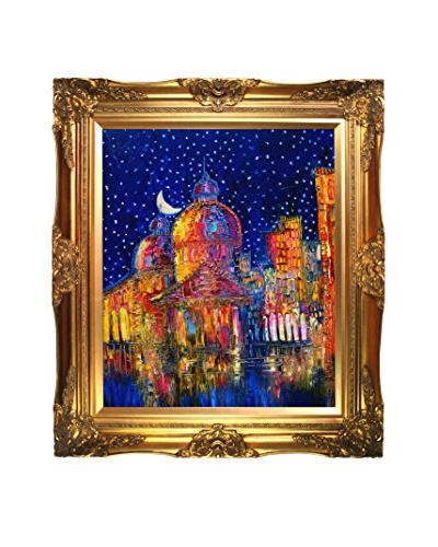 Justyna Kopania Moon (Venice) II Framed Giclée on Canvas