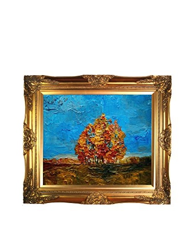 Justyna Kopania Autumn (Blue Skies) Framed Giclée on Canvas