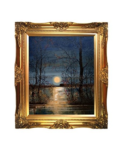 Justyna Kopania Moon (Harvest) II Framed Giclée on Canvas