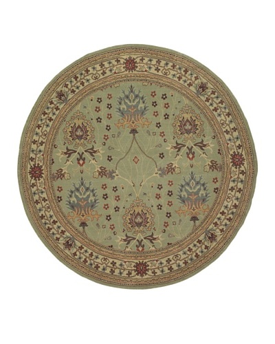 Kabir Handwoven Rugs Wonders Select Rug, Sage Multi, 7' 6 Round