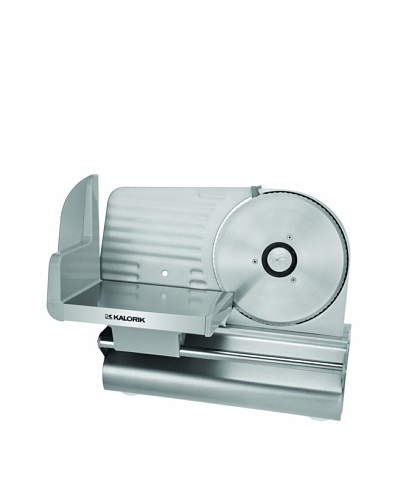 Kalorik 200-Watt Electric Meat Slicer with 7.5″ Blade [Silver]