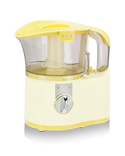 Kalorik Chopper/Baby Food Maker, White/Yellow, 2-Cup