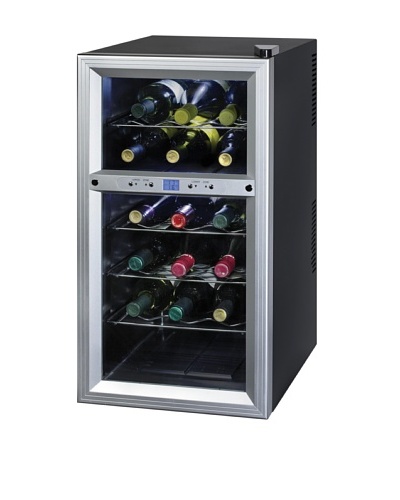Kalorik Thermoelectric Dual-Zone 18-Bottle Ventilated Wine Cooler