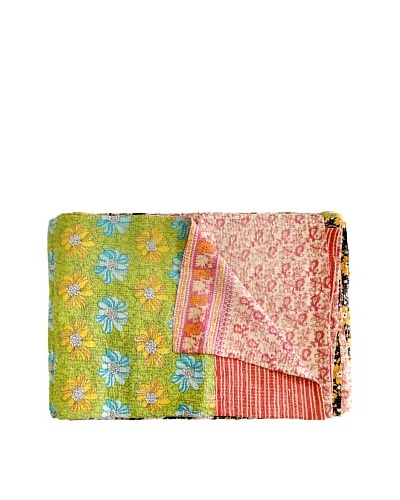 Kantha Collection Vintage Kantha Throw, Multi