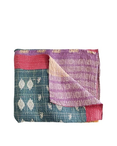 Kantha Collection Vintage Kantha Throw, Multi