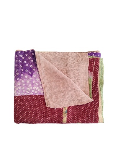 Kantha Collection Vintage Kantha Throw, Multi