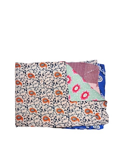 Kantha Collection Vintage Kantha Throw, Multi