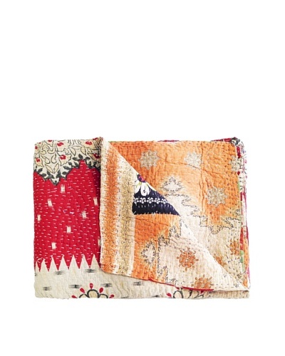 Kantha Collection Vintage Kantha Throw, Multi