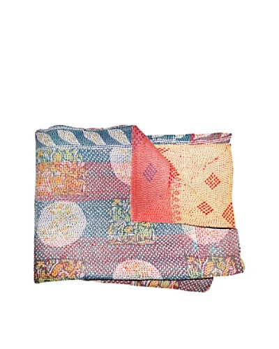 Kantha Collection Vintage Kantha Throw, Multi