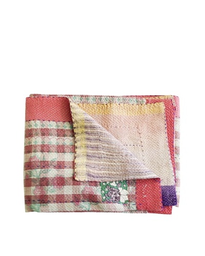 Kantha Collection Vintage Kantha Throw, Multi