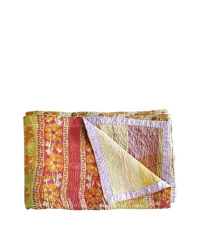 Kantha Collection Vintage Kantha Throw, Multi