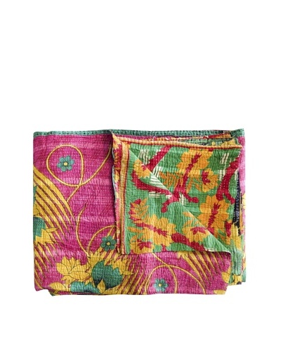 Kantha Collection Vintage Kantha Throw, Multi