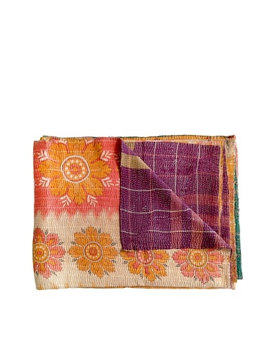 Kantha Collection Vintage Kantha Throw, Multi