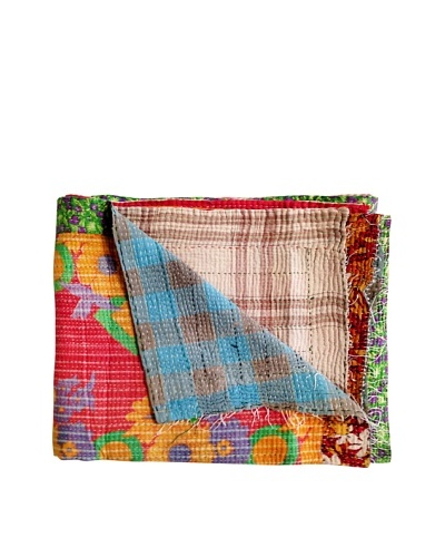 Kantha Collection Vintage Kantha Throw, Multi