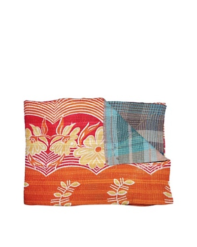 Kantha Collection Vintage Kantha Throw, Multi