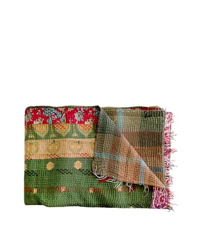 Kantha Collection Vintage Kantha Throw, Multi