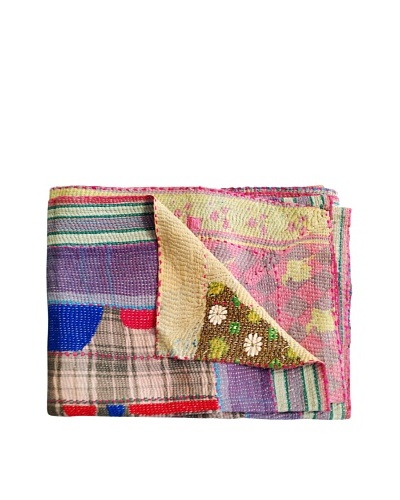 Kantha Collection Vintage Kantha Throw, Multi