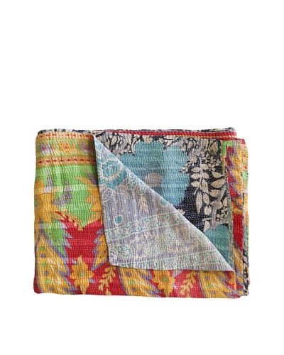 Kantha Collection Vintage Kantha Throw, Multi