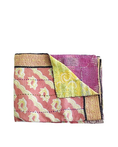 Kantha Collection Vintage Kantha Throw, Multi