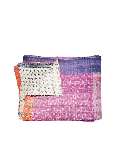 Kantha Collection Vintage Kantha Throw, Multi