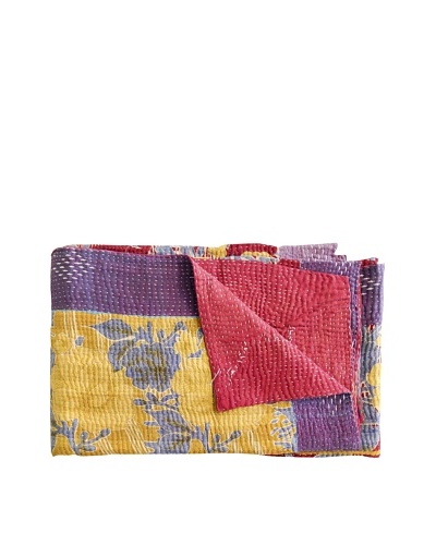 Kantha Collection Vintage Kantha Throw, Multi