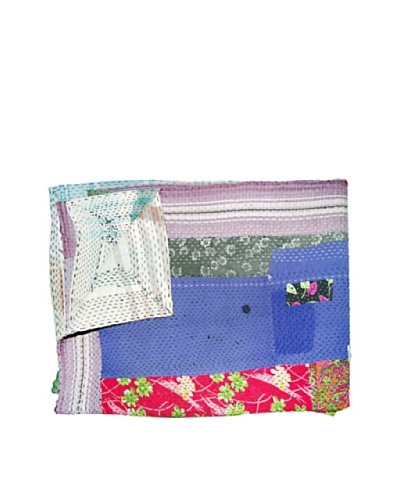 Kantha Collection Vintage Kantha Throw, Multi