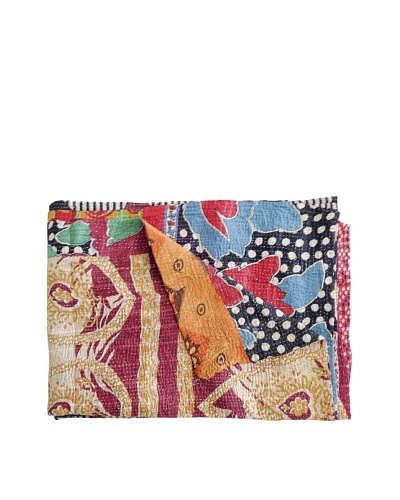 Kantha Collection Vintage Kantha Throw, Multi