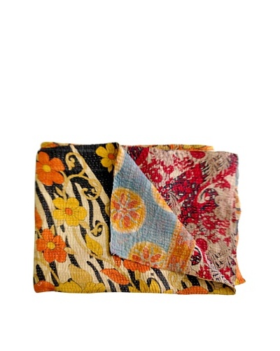 Kantha Collection Vintage Kantha Throw, Multi