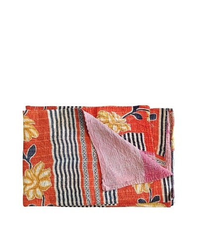 Kantha Collection Vintage Kantha Throw, Multi