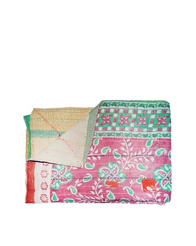 Kantha Collection Vintage Kantha Throw, Multi