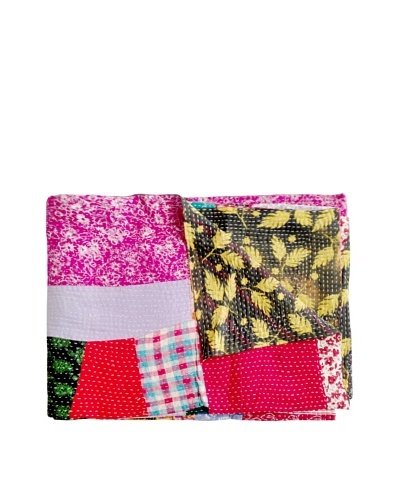 Kantha Collection Vintage Kantha Throw, Multi