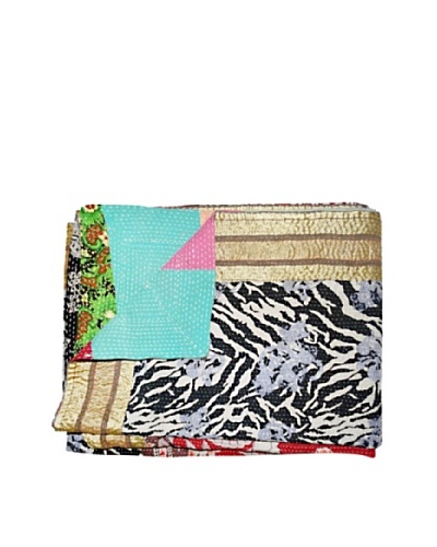 Kantha Collection Vintage Kantha Throw, Multi