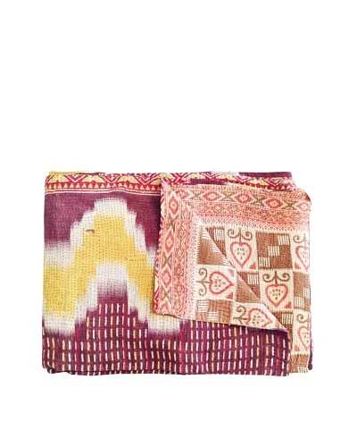 Kantha Collection Vintage Kantha Throw, Multi