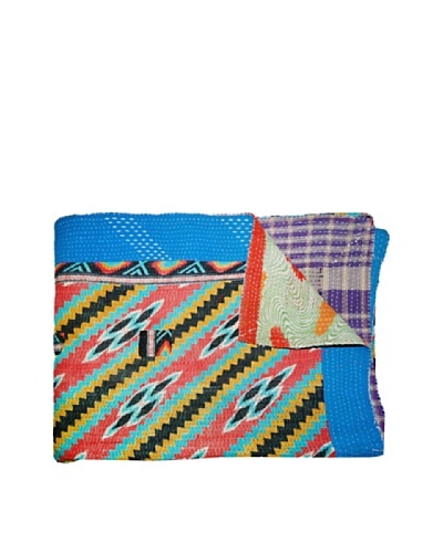 Kantha Collection Vintage Kantha Throw, Multi