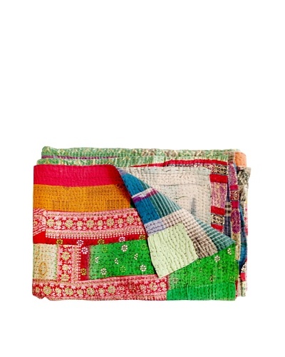 Kantha Collection Vintage Kantha Throw, Multi