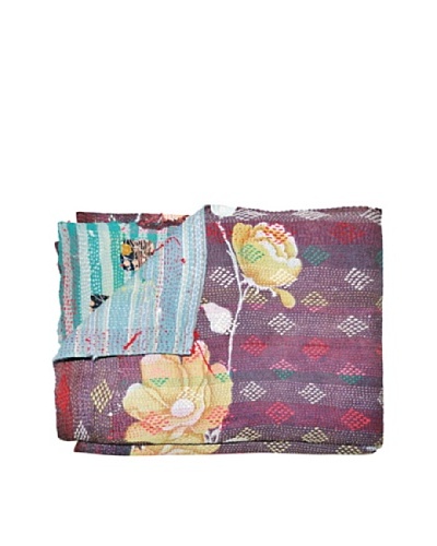 Kantha Collection Vintage Kantha Throw, Multi