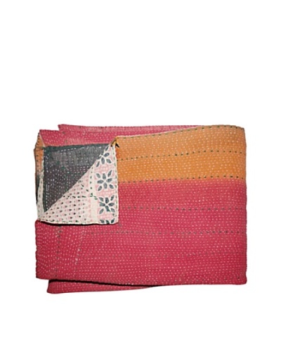 Kantha Collection Vintage Kantha Throw, Multi