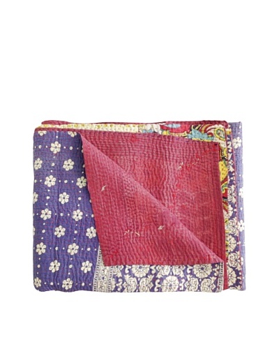 Kantha Collection Vintage Kantha Throw, Multi