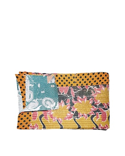 Kantha Collection Vintage Kantha Throw, Multi