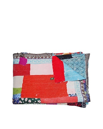 Kantha Collection Vintage Kantha Throw, Multi