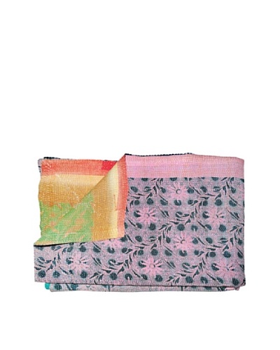 Kantha Collection Vintage Kantha Throw, Multi