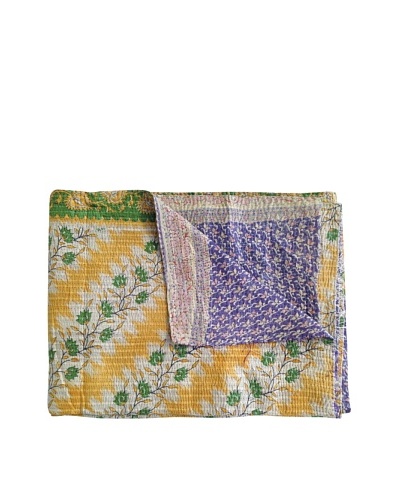 Kantha Collection Vintage Kantha Throw, Multi