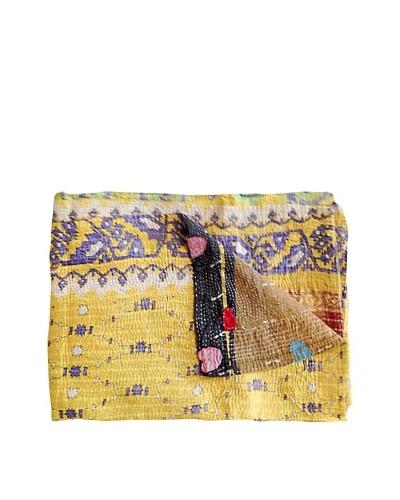 Kantha Collection Vintage Kantha Throw, Multi