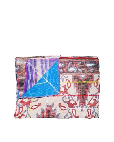 Kantha Collection Vintage Kantha Throw, Multi