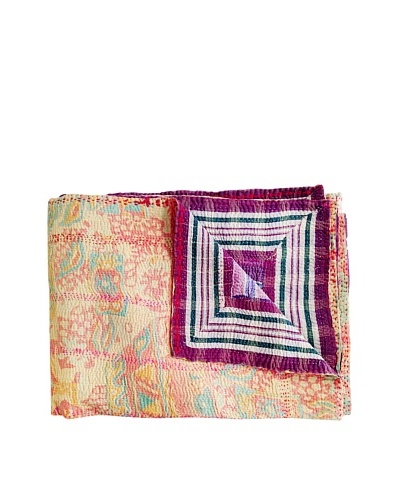 Kantha Collection Vintage Kantha Throw, Multi