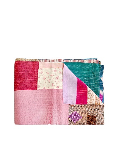 Kantha Collection Vintage Kantha Throw, Multi