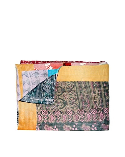 Kantha Collection Vintage Kantha Throw, Multi